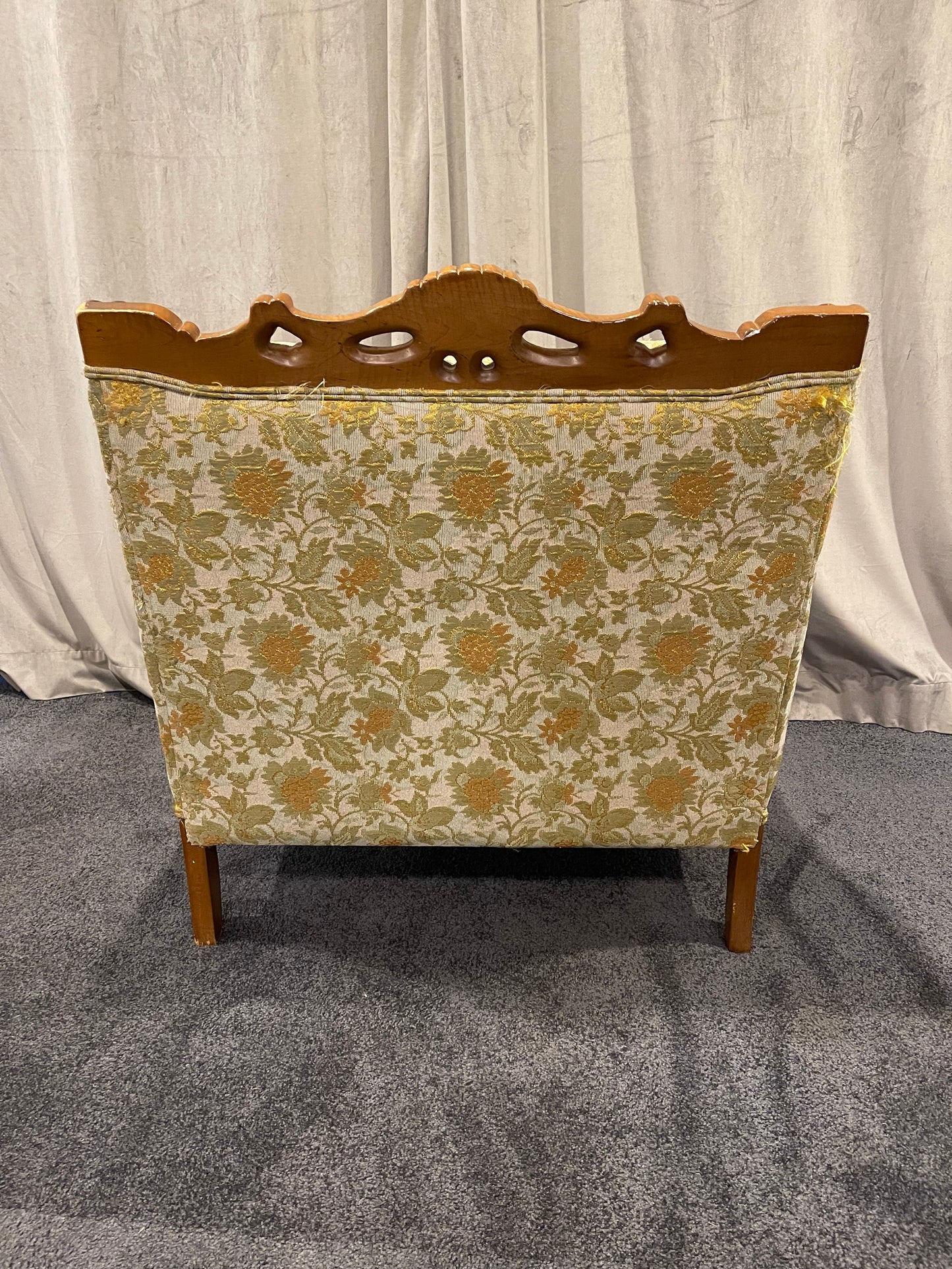 Customizable Louis XVI Style Bergère Armchair