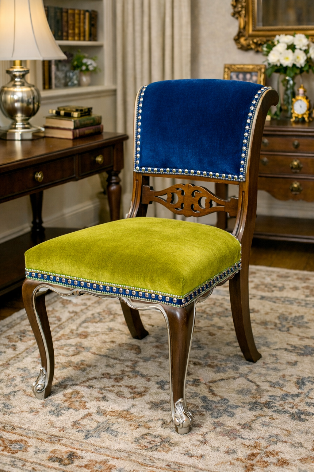 Customizable French Empire Style Klismos Chair