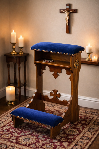 Customizable Antique Oak Prie Dieu