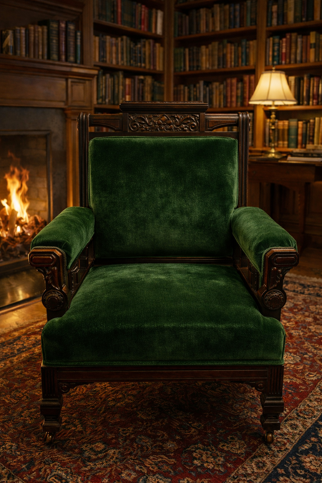 Customizable Eastlake Victorian Armchair
