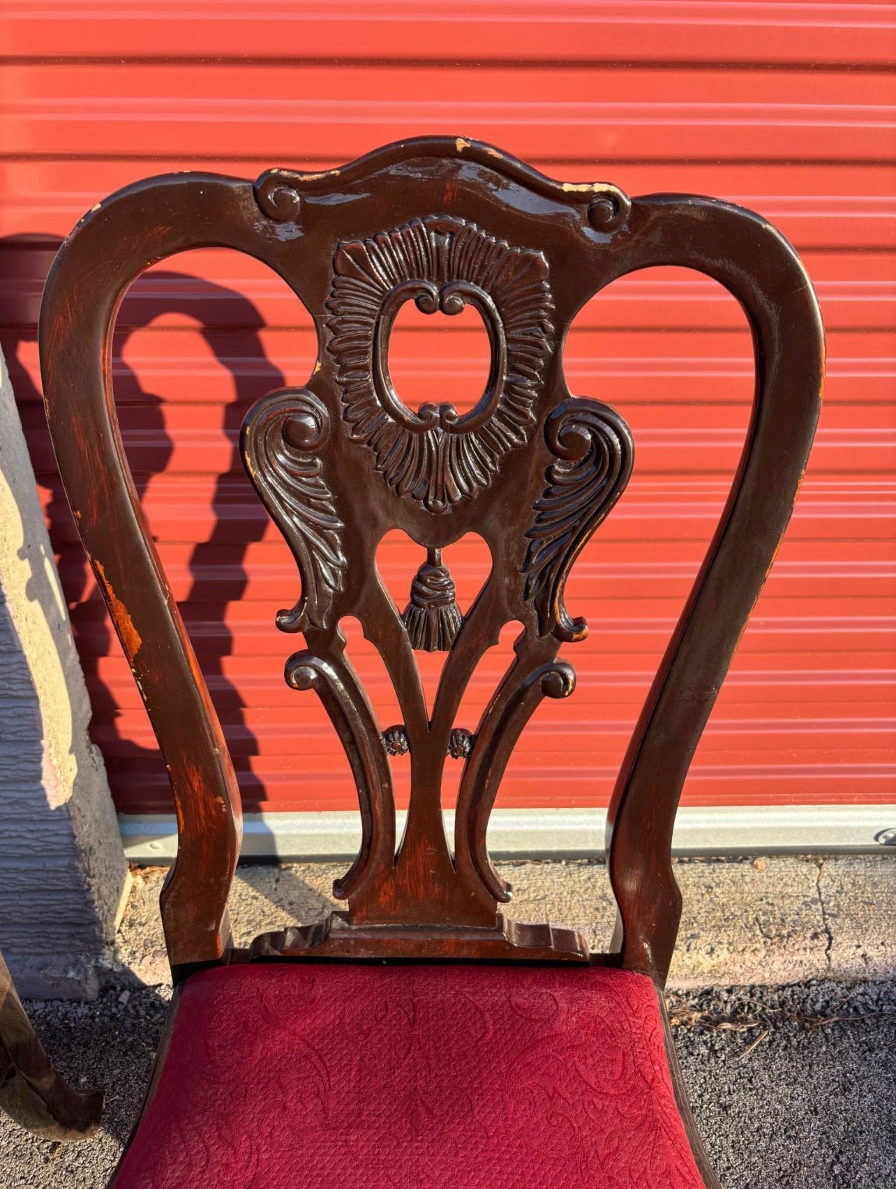 Customizable Pair of Chippendale Style Dining Chairs