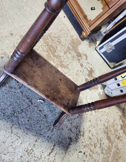 Customizable Victorian Spindle Leg Parlor Table