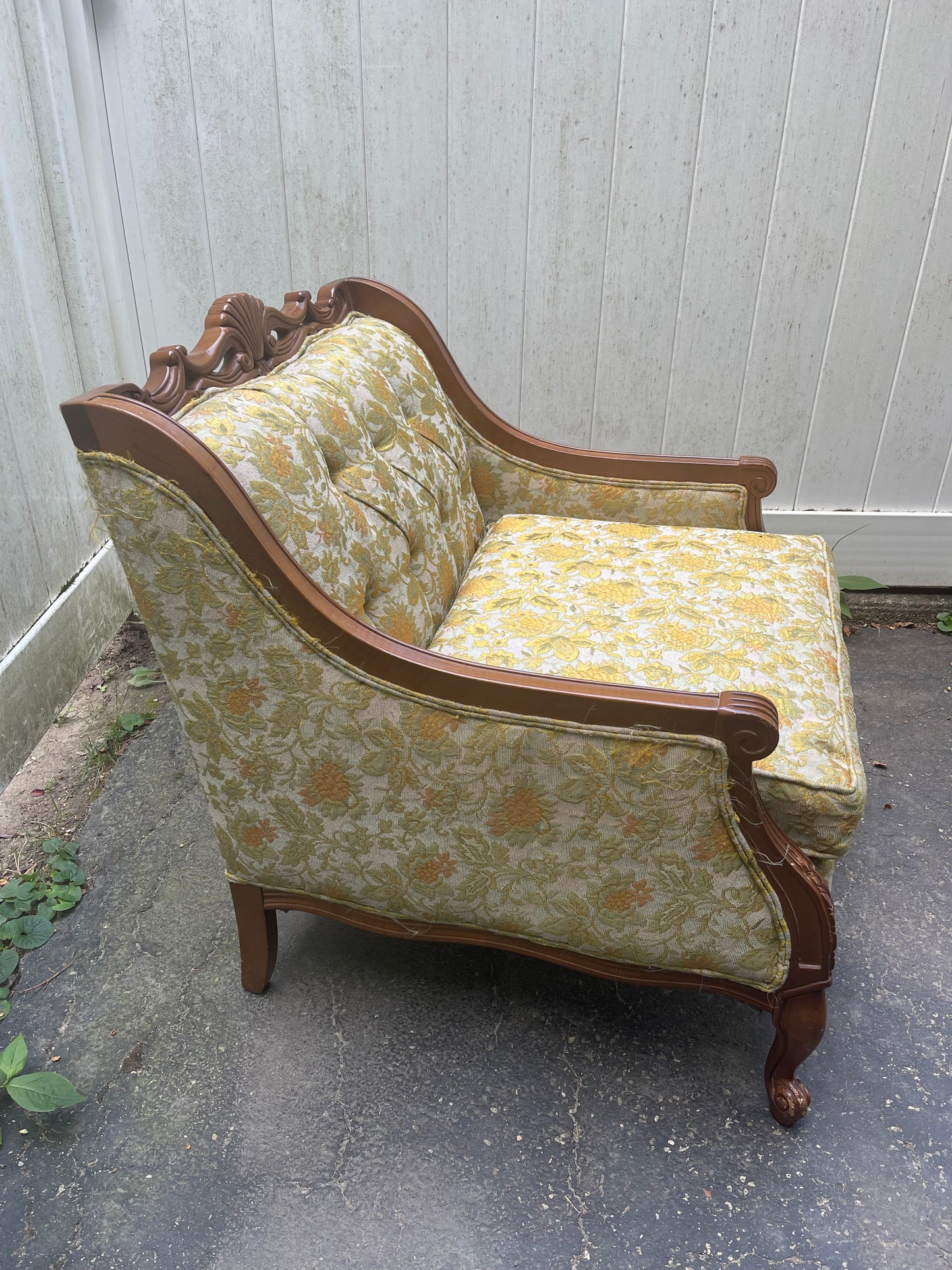 Customizable Louis XVI Style Bergère Armchair