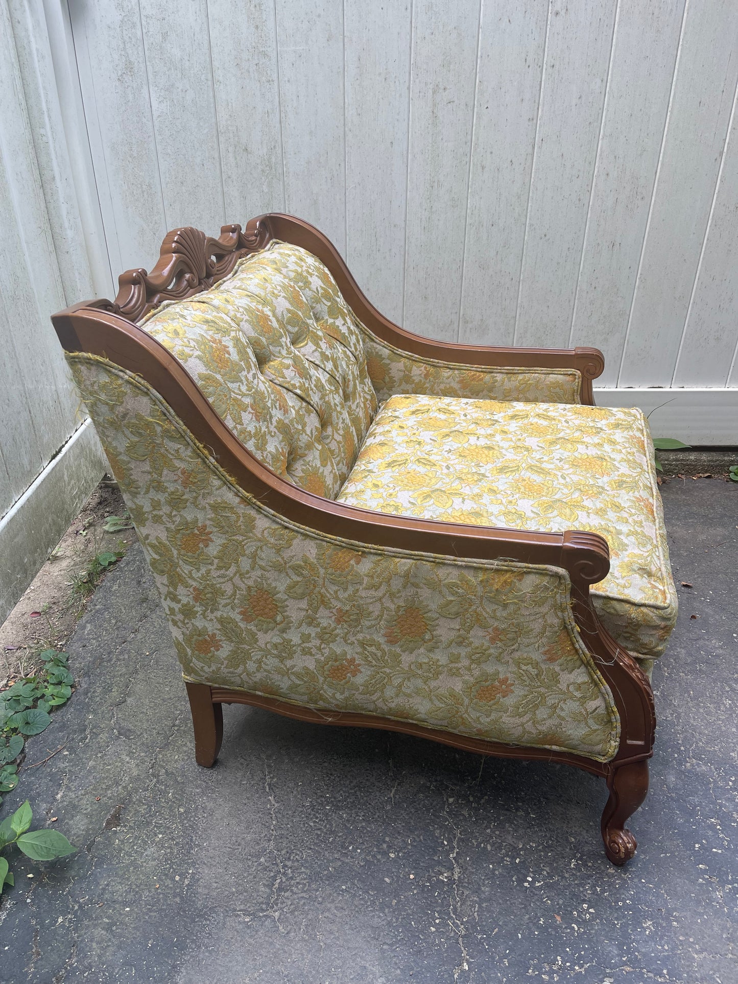 Customizable Louis XVI Style Bergère Armchair