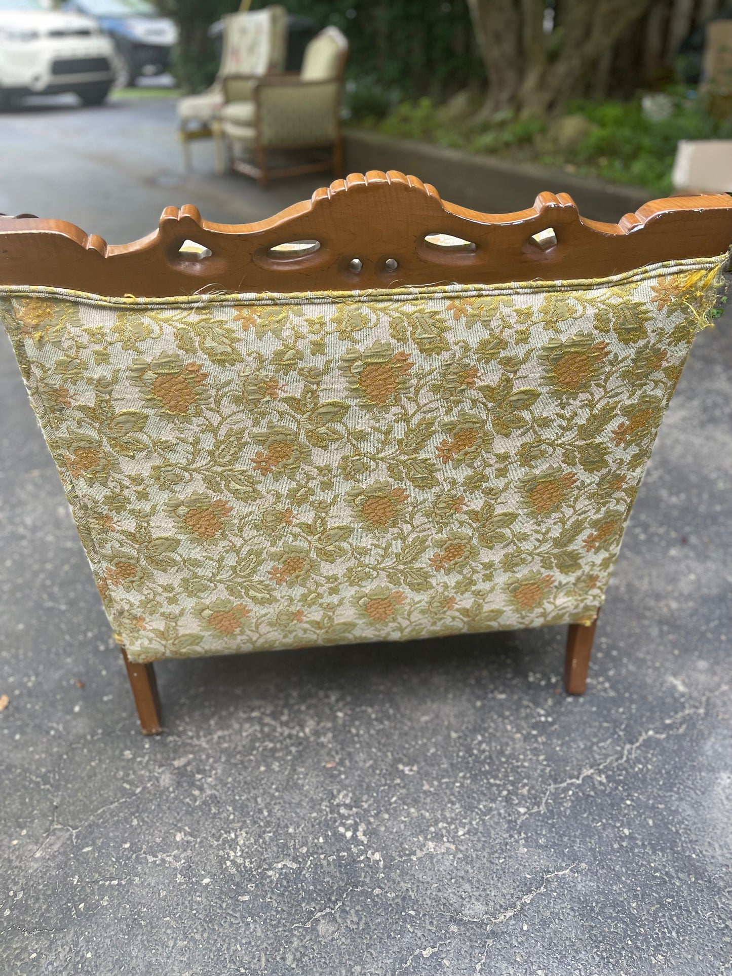 Customizable Louis XVI Style Bergère Armchair