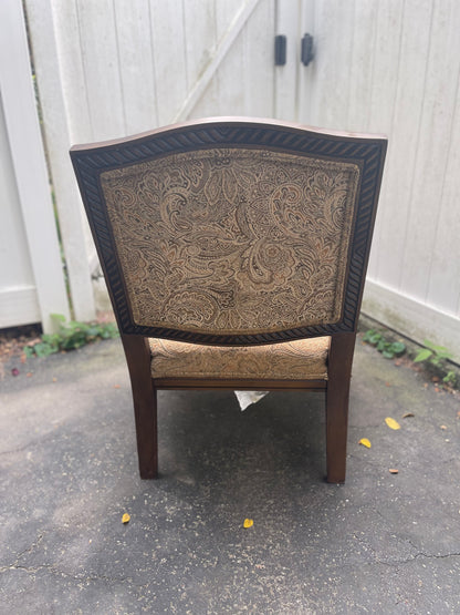 Customizable Vintage Regency-Style Accent Chair