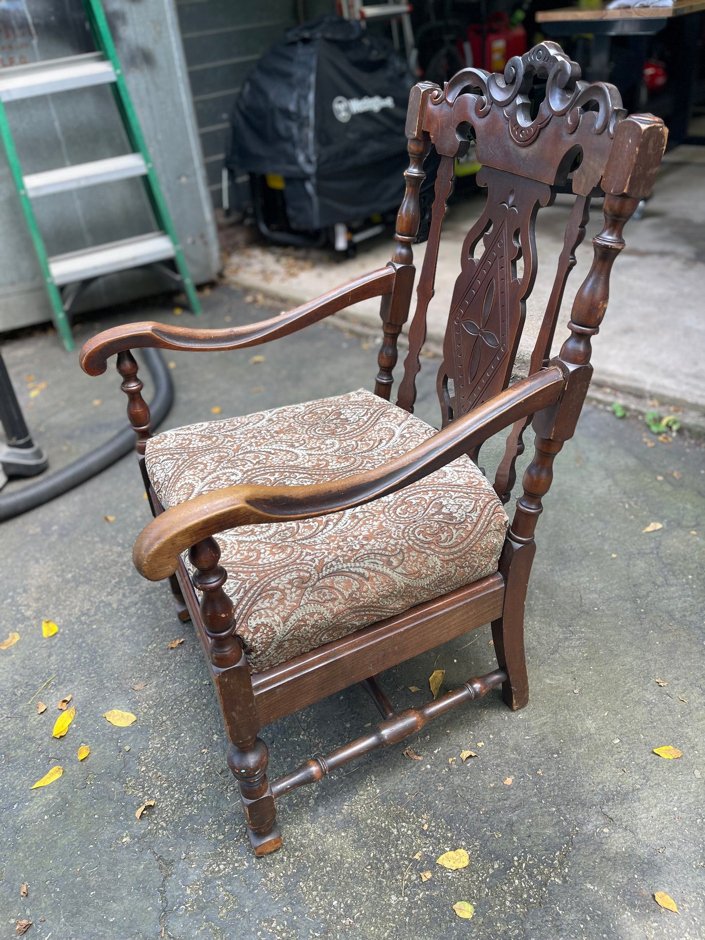 Customizable Chippendale Style Mahogany Armchair