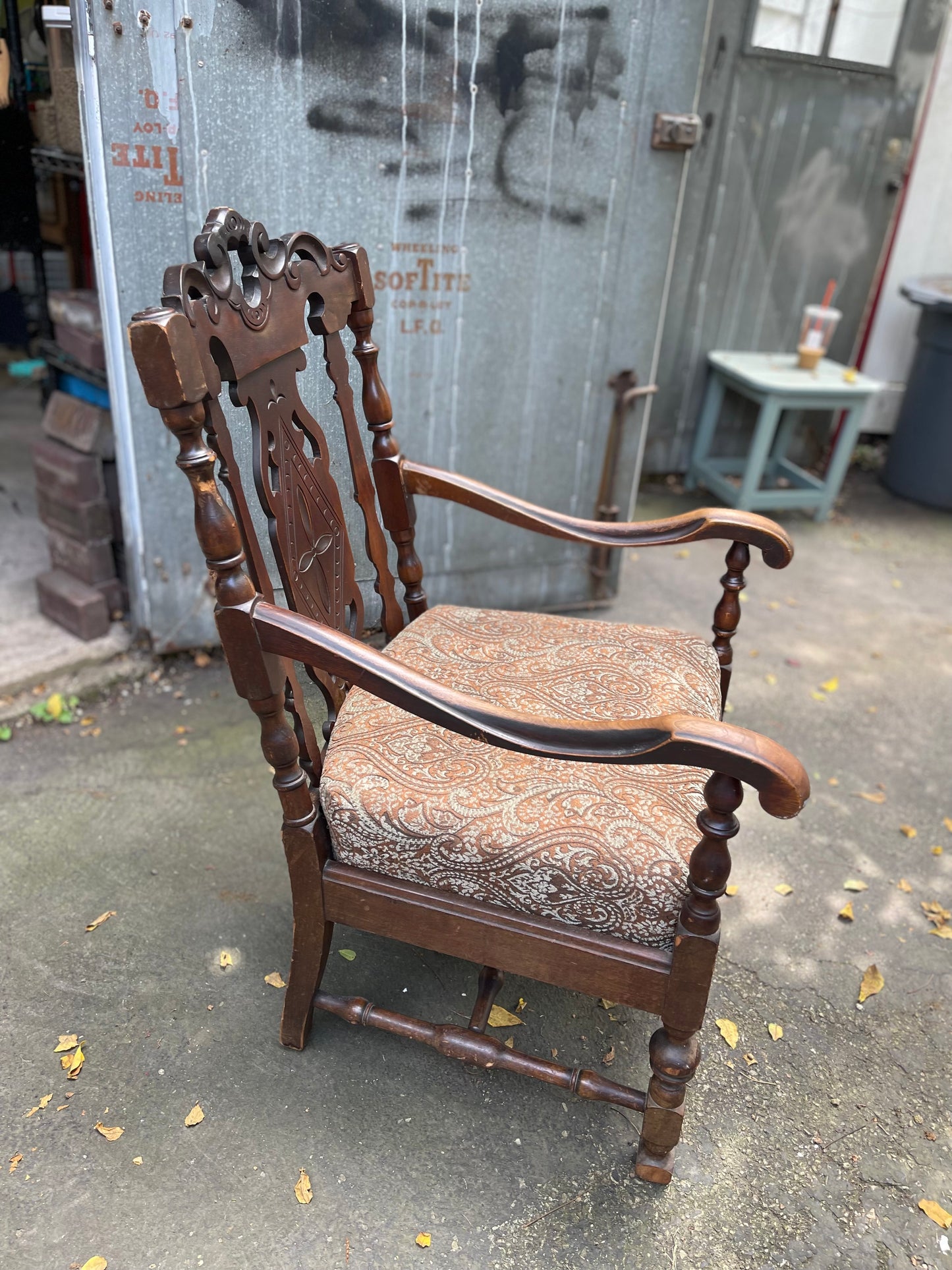 Customizable Chippendale Style Mahogany Armchair