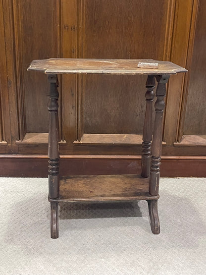 Customizable Victorian Spindle Leg Parlor Table