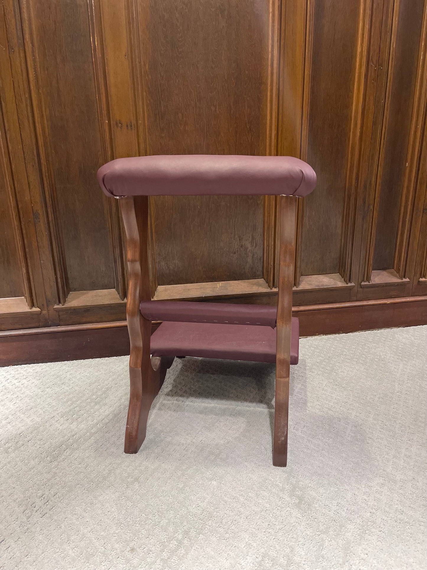 Customizable Vintage Prie-Dieu Prayer Kneeler