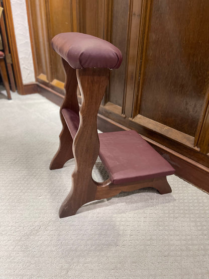 Customizable Vintage Prie-Dieu Prayer Kneeler