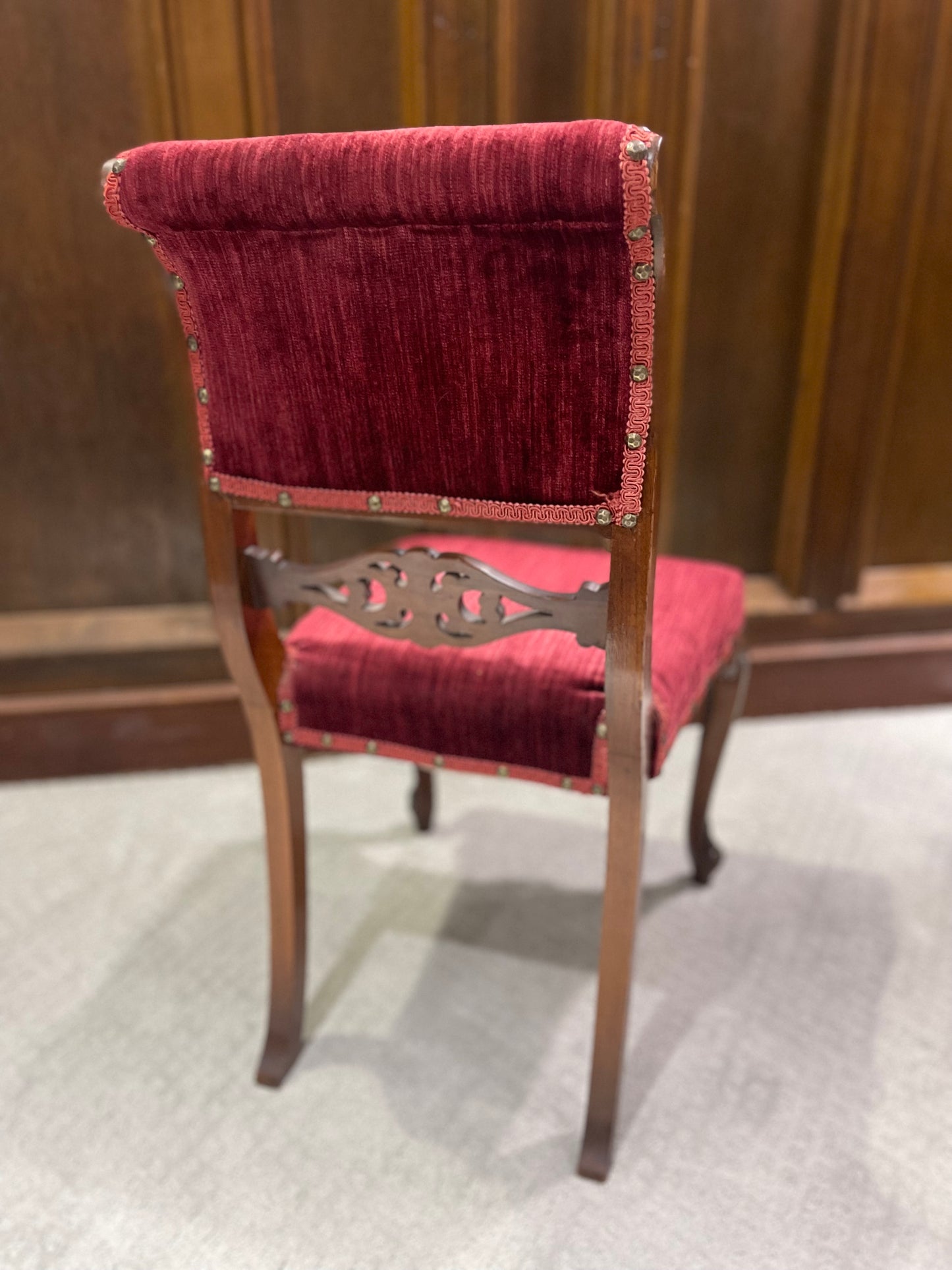 Customizable French Empire Style Klismos Chair