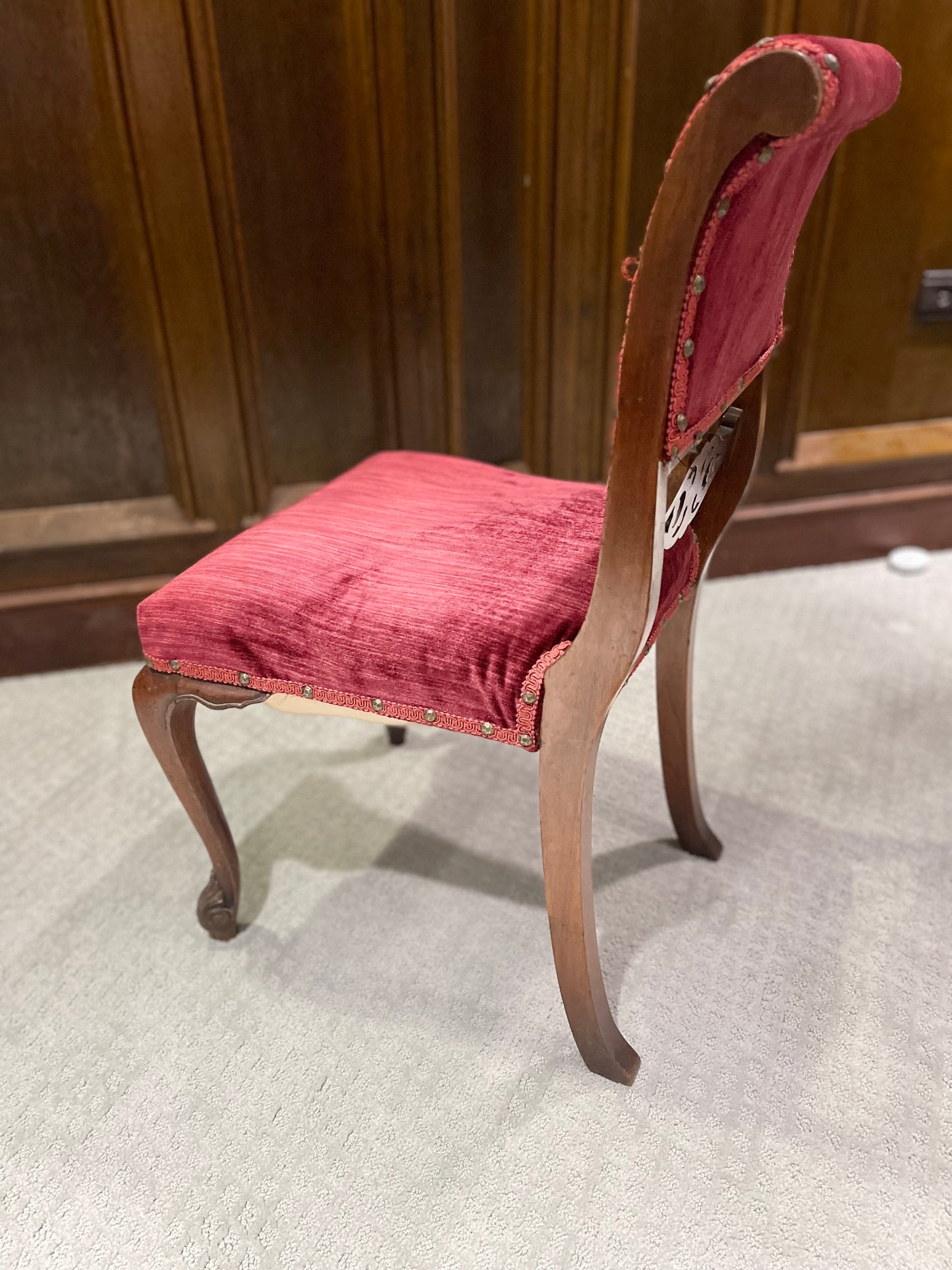Customizable French Empire Style Klismos Chair