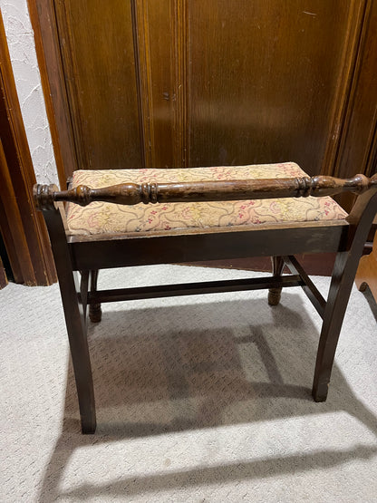 Customizable Victorian Revival Vanity Bench