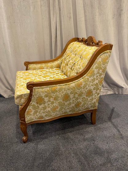 Customizable Louis XVI Style Bergère Armchair