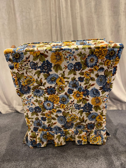 Customizable French Provincial–inspired Wingback Armchair