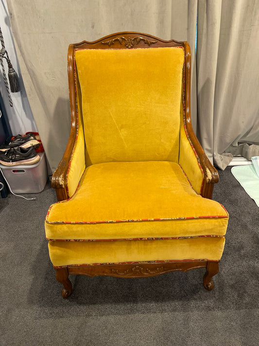 Customizable Pair of His & Hers Louis XV Style Bergère Armchairs