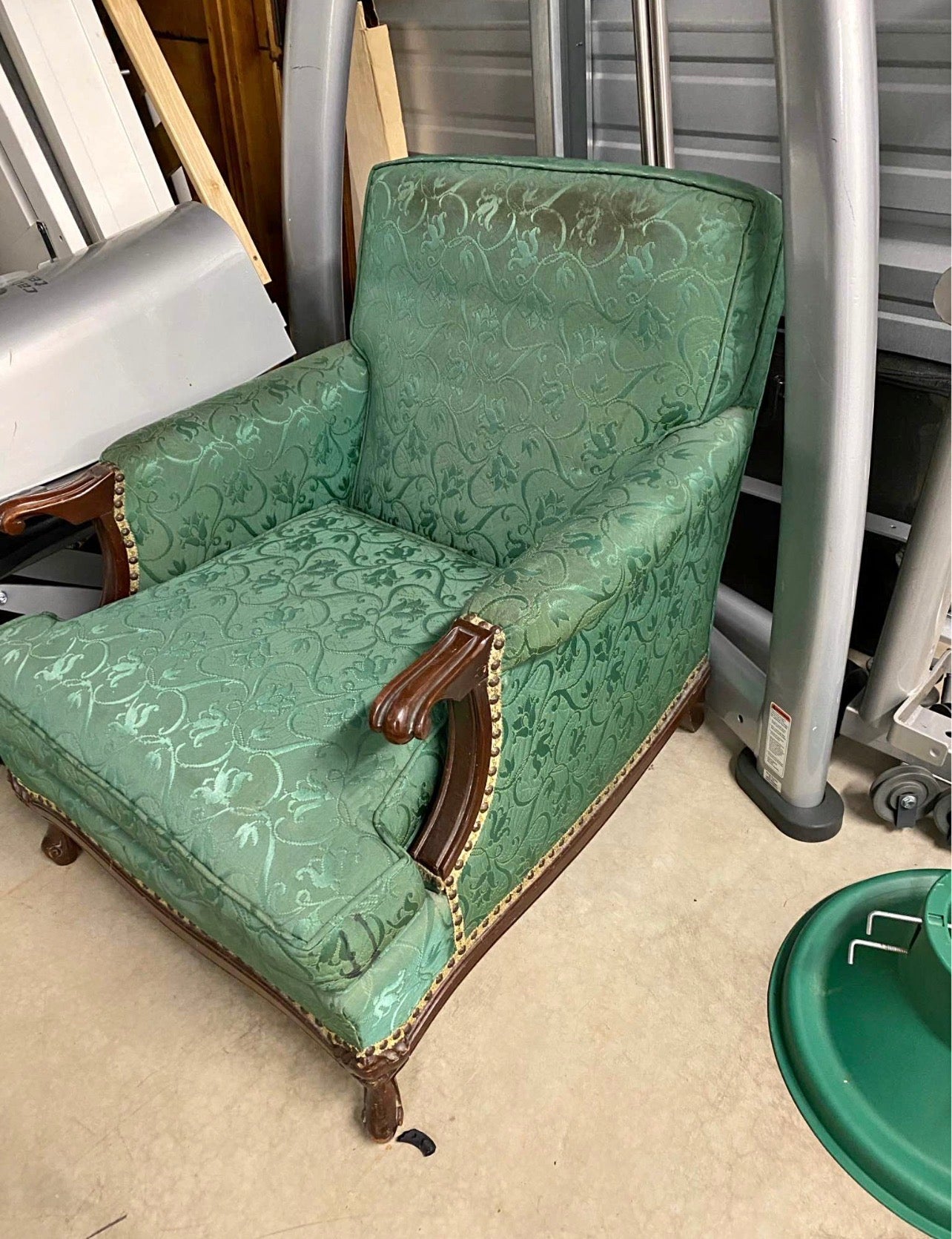 Customizable French Bergère Lounge Chair