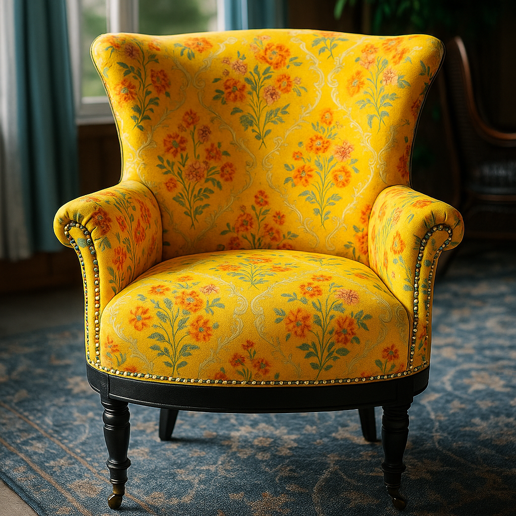 Customizable Victorian Crapaud Chair