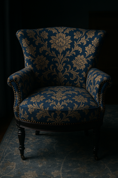 Customizable Victorian Crapaud Chair