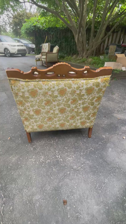 Customizable Louis XVI Style Bergère Armchair