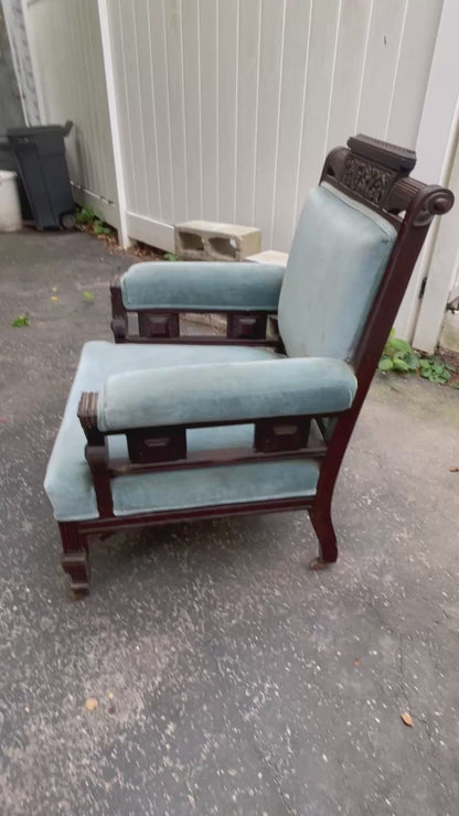 Customizable Eastlake Victorian Armchair